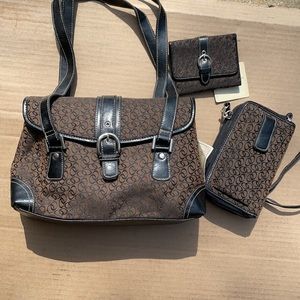 Brown purse set NEW*